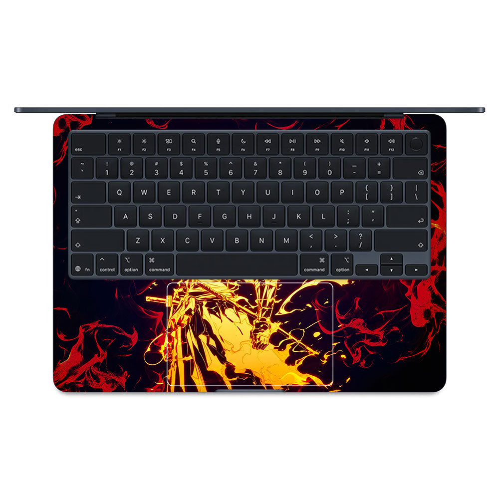 Bleach Ichigo Bankai Form MacBook Air 15 M5 2026 Laptop Skin