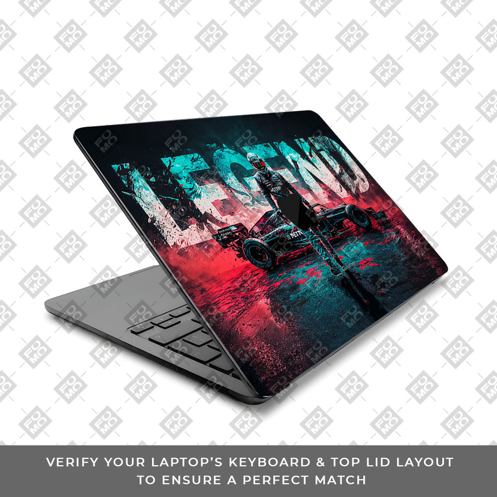 F1 Legend Racer MacBook Air 15 M5 2026 Laptop Skin