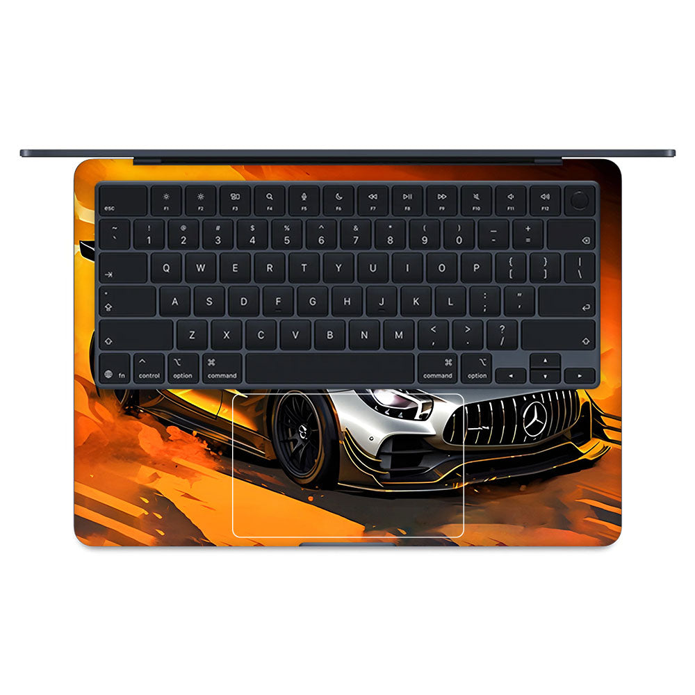 Mercedes AMG GT MacBook Air 13 M5 2026 Laptop Skin