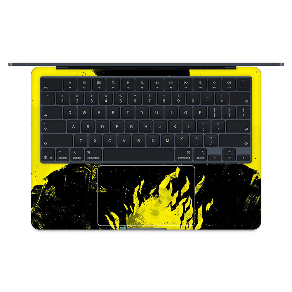 Backlit SAMURAI Jacket MacBook Air 13 M5 2026 Laptop Skin