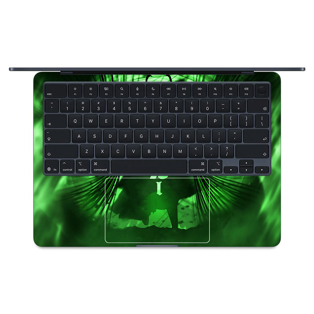 Loki's Green Aura MacBook Air 13 M5 2026 Laptop Skin