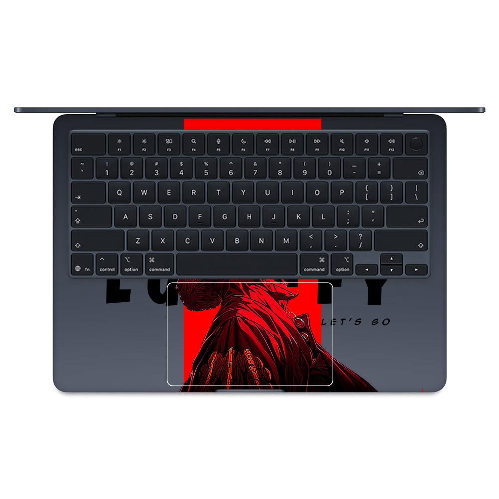Transparent Pirate King Macbook Air 13 M5 2026 Laptop Skin