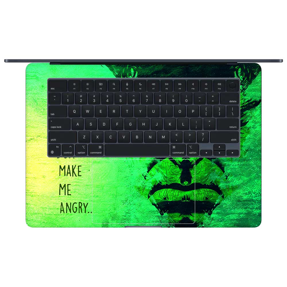 Hulk Don't Make Me Angry MacBook Air 15 M4 2025 Laptop Skin