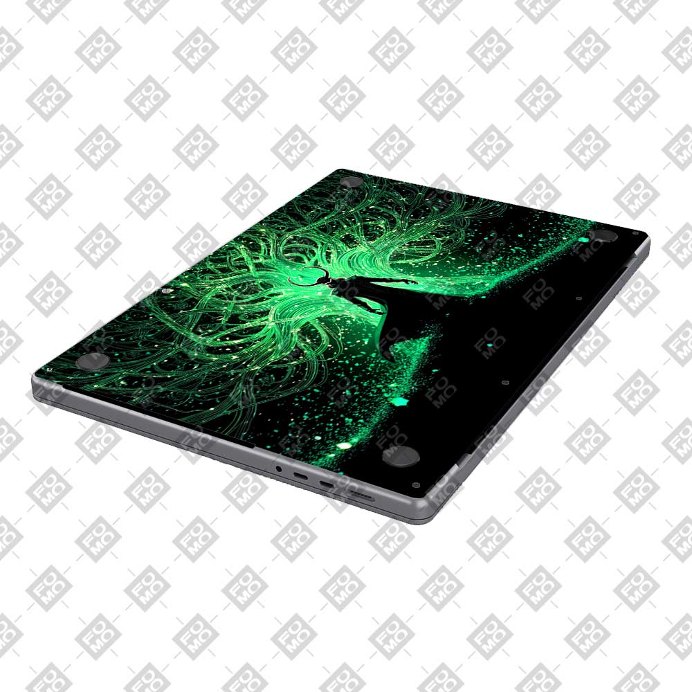Loki God of Mischief Neon MacBook Air 13 M3 2024 Laptop Skin