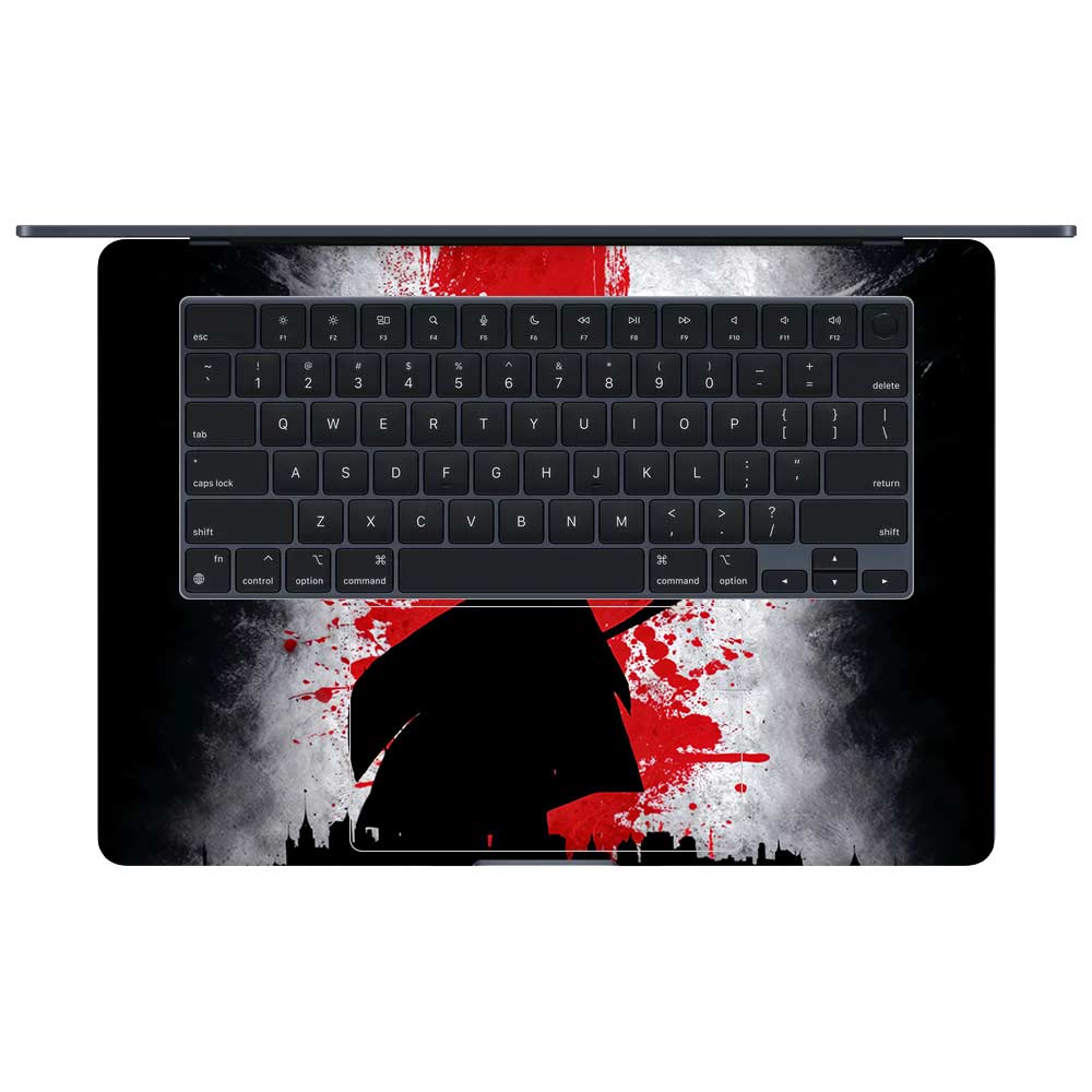 Loki Silhouette Red Strike MacBook Air 15 M3 2024 Laptop Skin