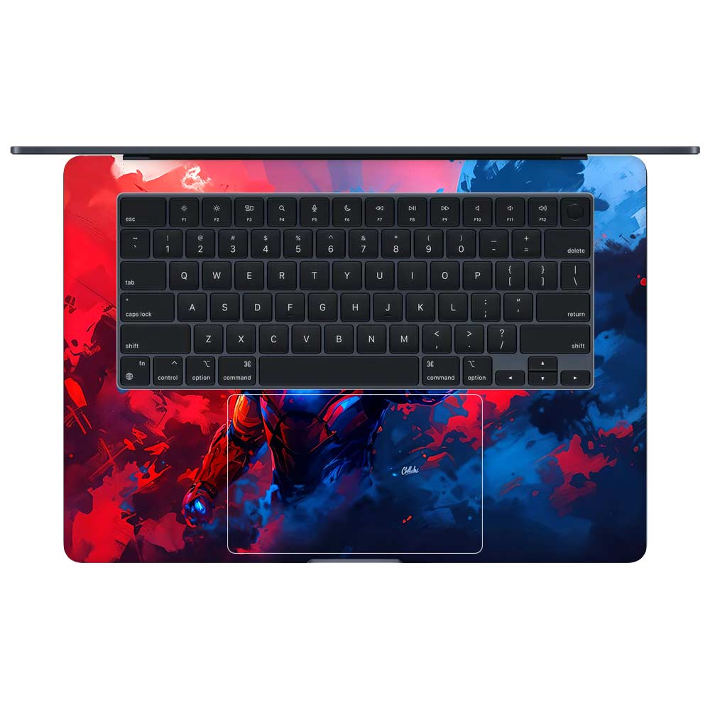 Iron Man Arc Reactor Power MacBook Air 15 M3 2024 Laptop Skin