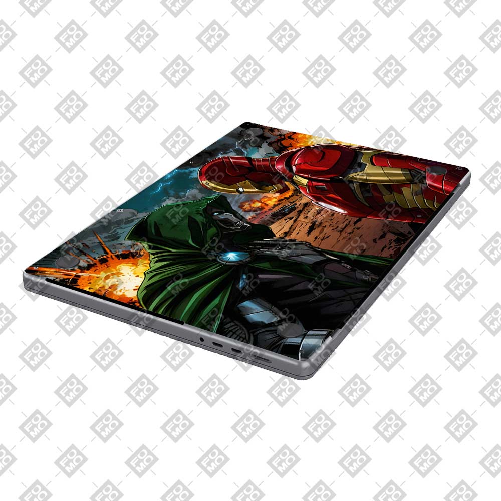 Iron Man vs Doom MacBook Air 15 M3 2024 Laptop Skin