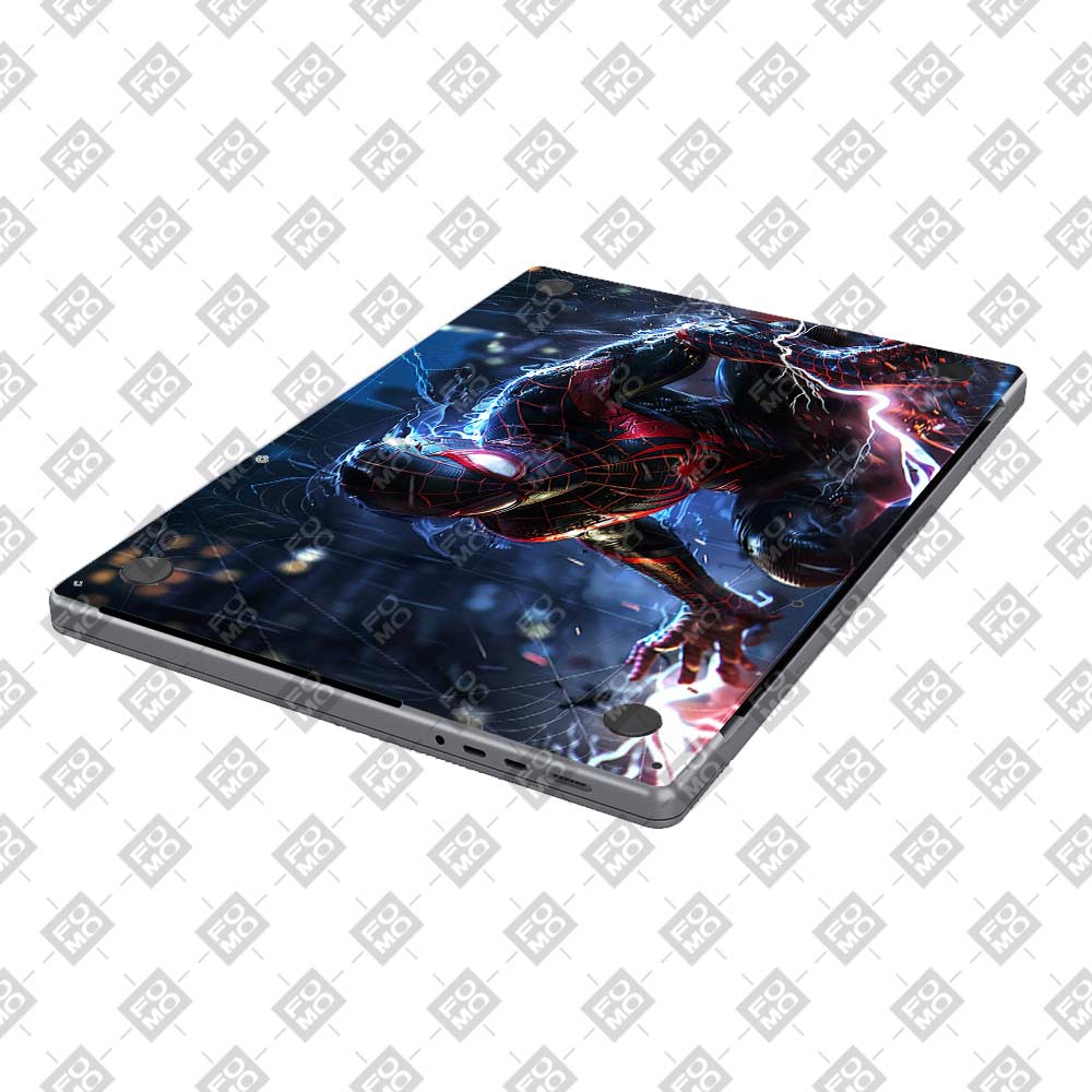 Miles Morales Shockwave MacBook Air 13 M3 2024 Laptop Skin