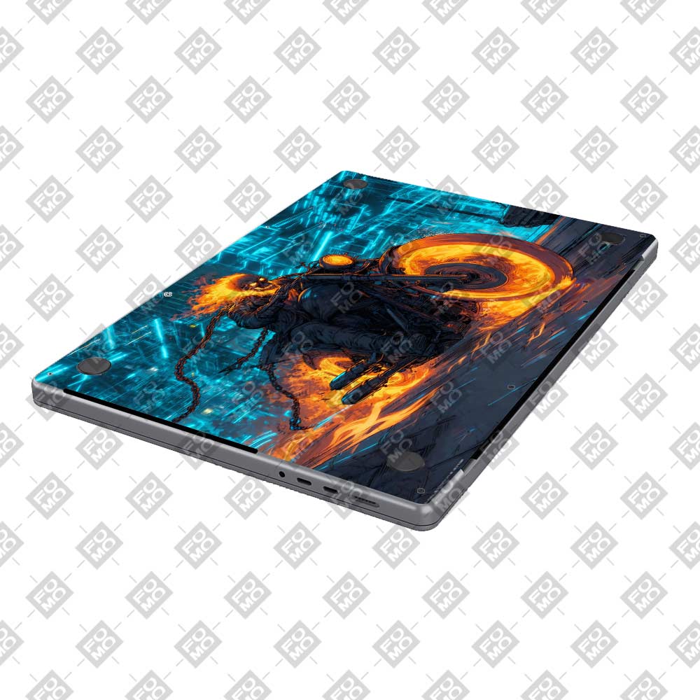 Hellfire Rider MacBook Air 13 M4 2025 Laptop Skin