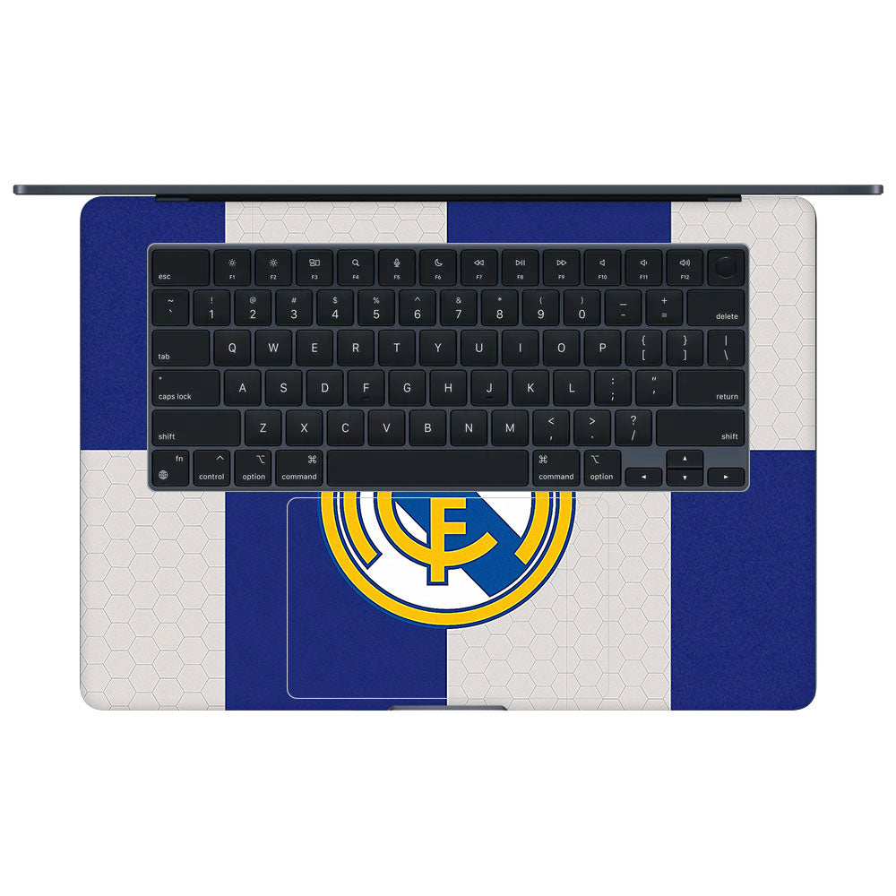 Royal Reign Real Madrid Glory MacBook Air 15 M3 2024 Laptop Skin