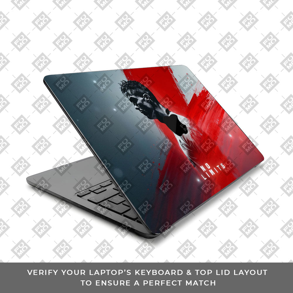 No Limits Ronaldo Spirit MacBook Air 13 M4 2025 Laptop Skin