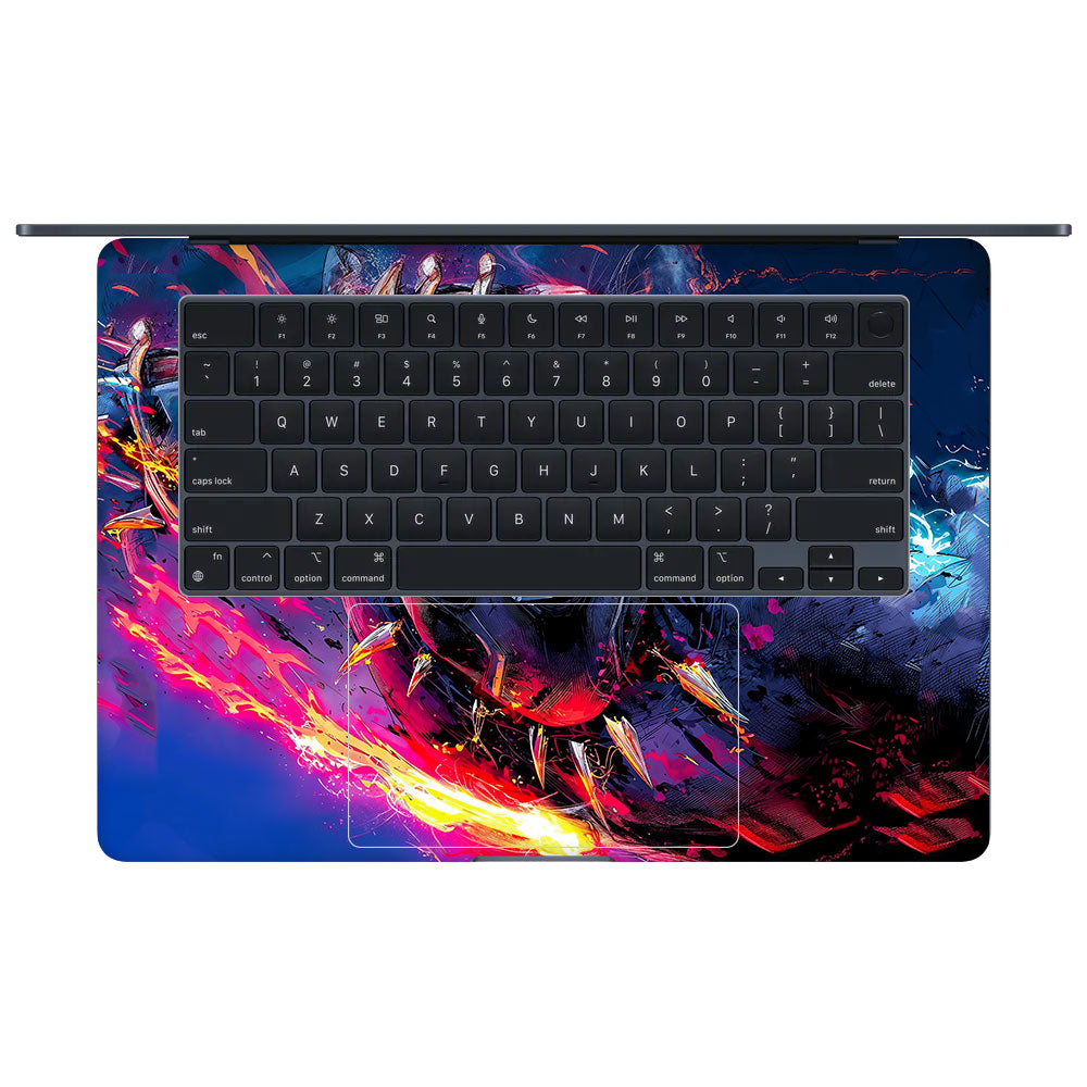 Vibranium Fury Wakandan Charge MacBook Air 15 M4 2025 Laptop Skin