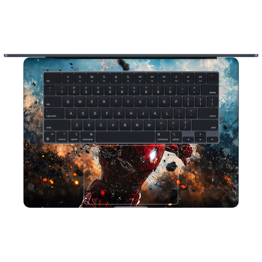 Iron Imapct The Arc Reactor MacBook Air 15 M3 2024 Laptop Skin