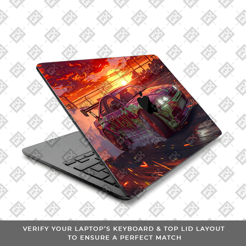 Tokyo Drift Vibes MacBook Air 15 M2 2023 Laptop Skin