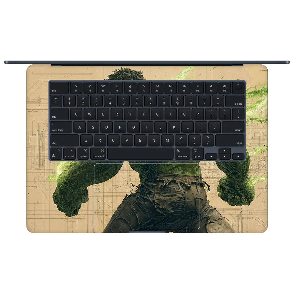 Hulk Unleashed MacBook Air 15 M3 2024 Laptop Skin