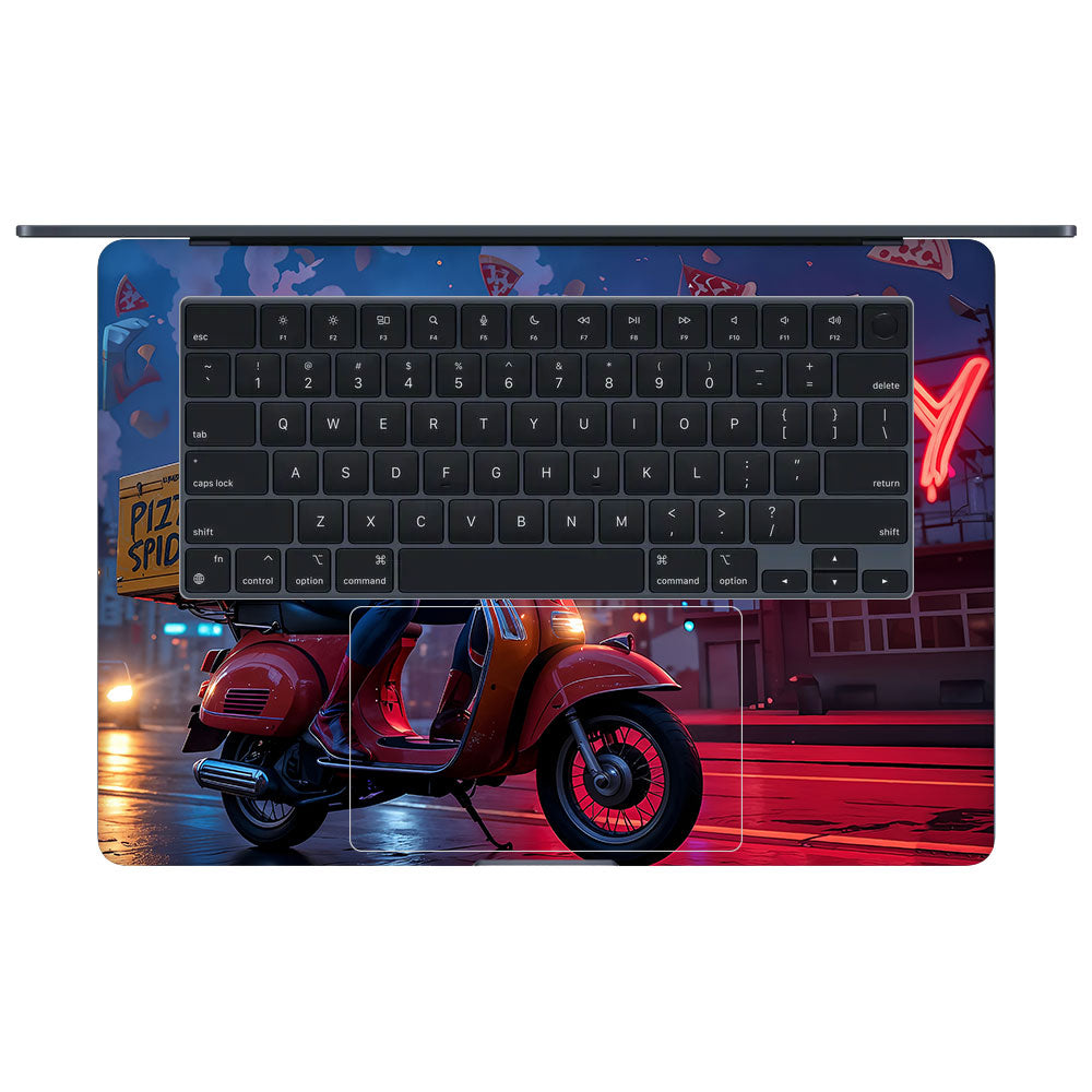 Pizza Spidey MacBook Air 15 M3 2024 Laptop Skin
