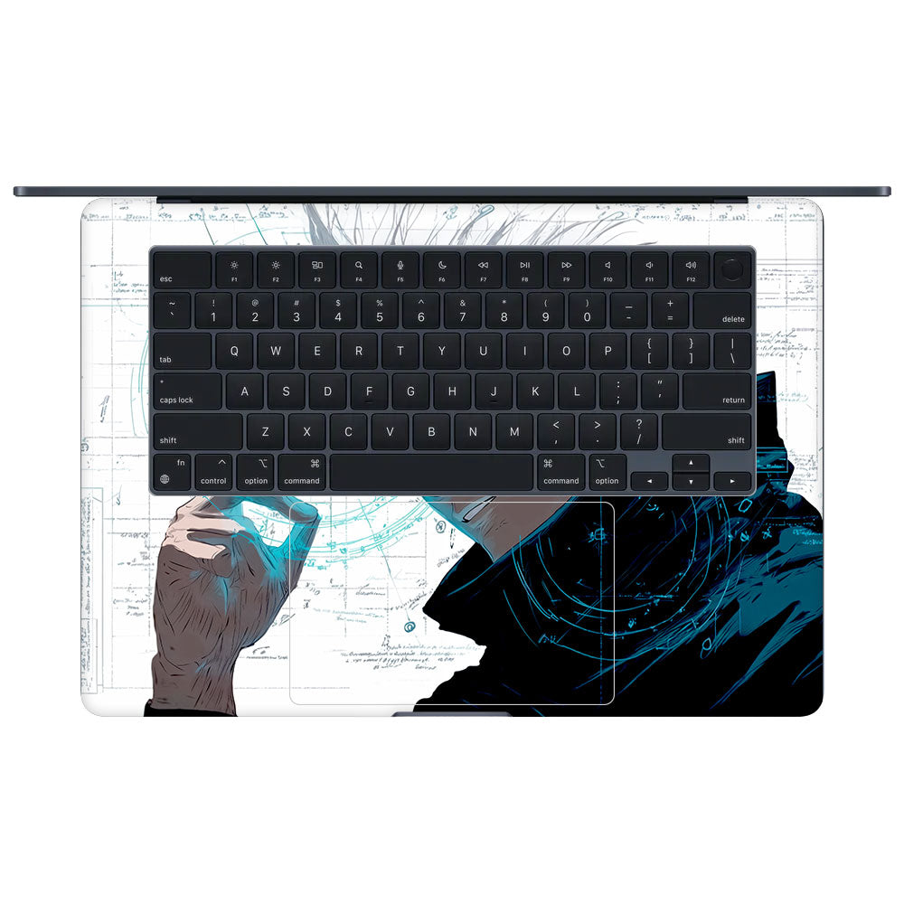 Gojo Satoru Power MacBook Air 15 M4 2025 Laptop Skin