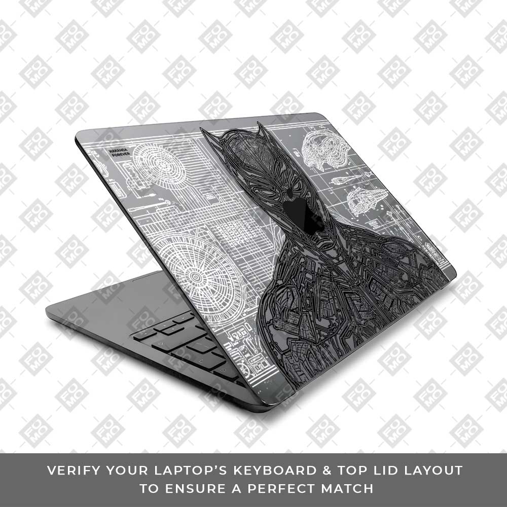 Transparent Black Panther Techshell MacBook Air 13 M1 2020 Laptop Skin