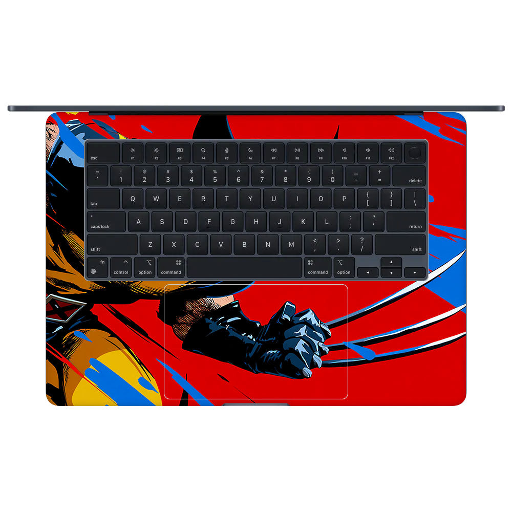 Adamantium Rage MacBook Air 15 M4 2025 Laptop Skin