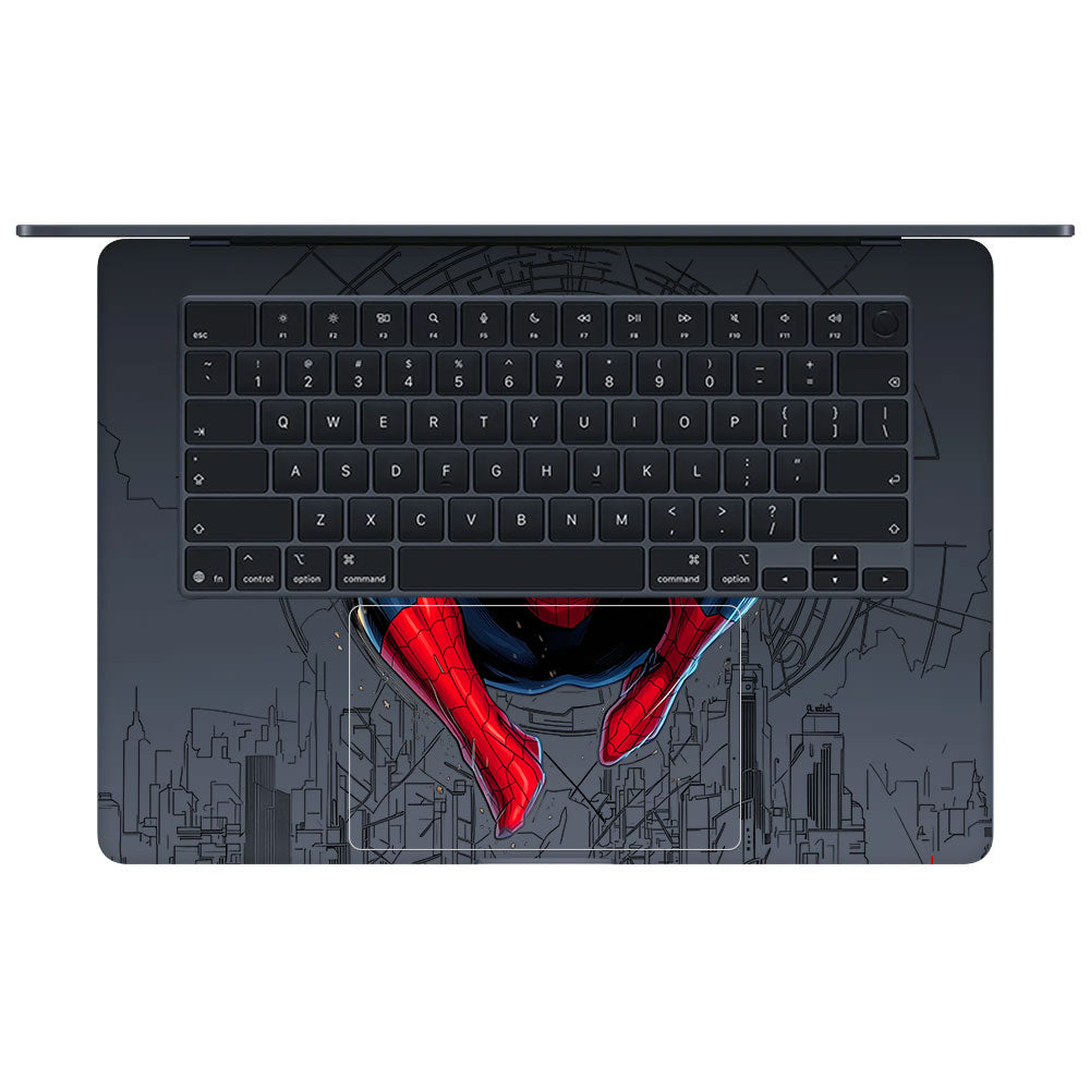 Transparent Web of Destiny Macbook Air 15 M5 2026 Laptop Skin