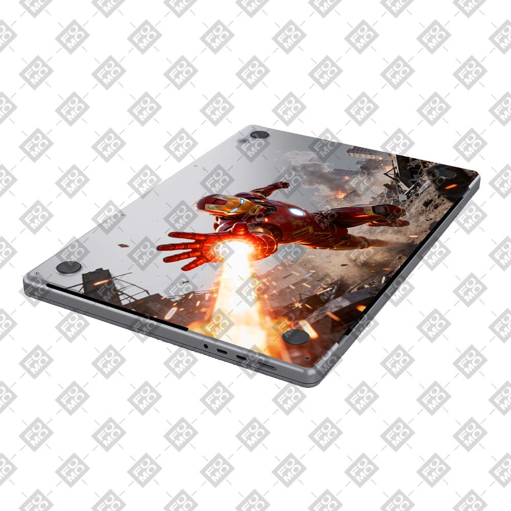 Transparent Iron Fist Macbook Air 13 M5 2026 Laptop Skin