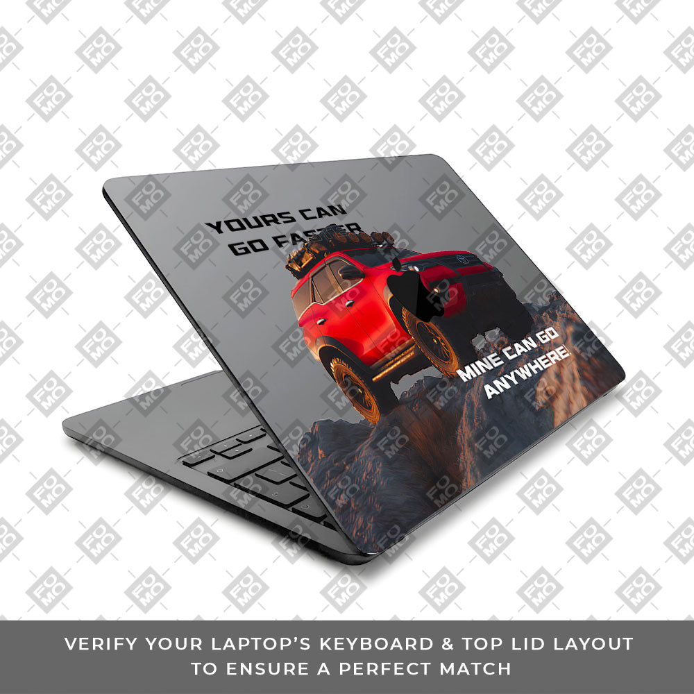 Transparent Off-Road Beast Macbook Air 15 M5 2026 Laptop Skin