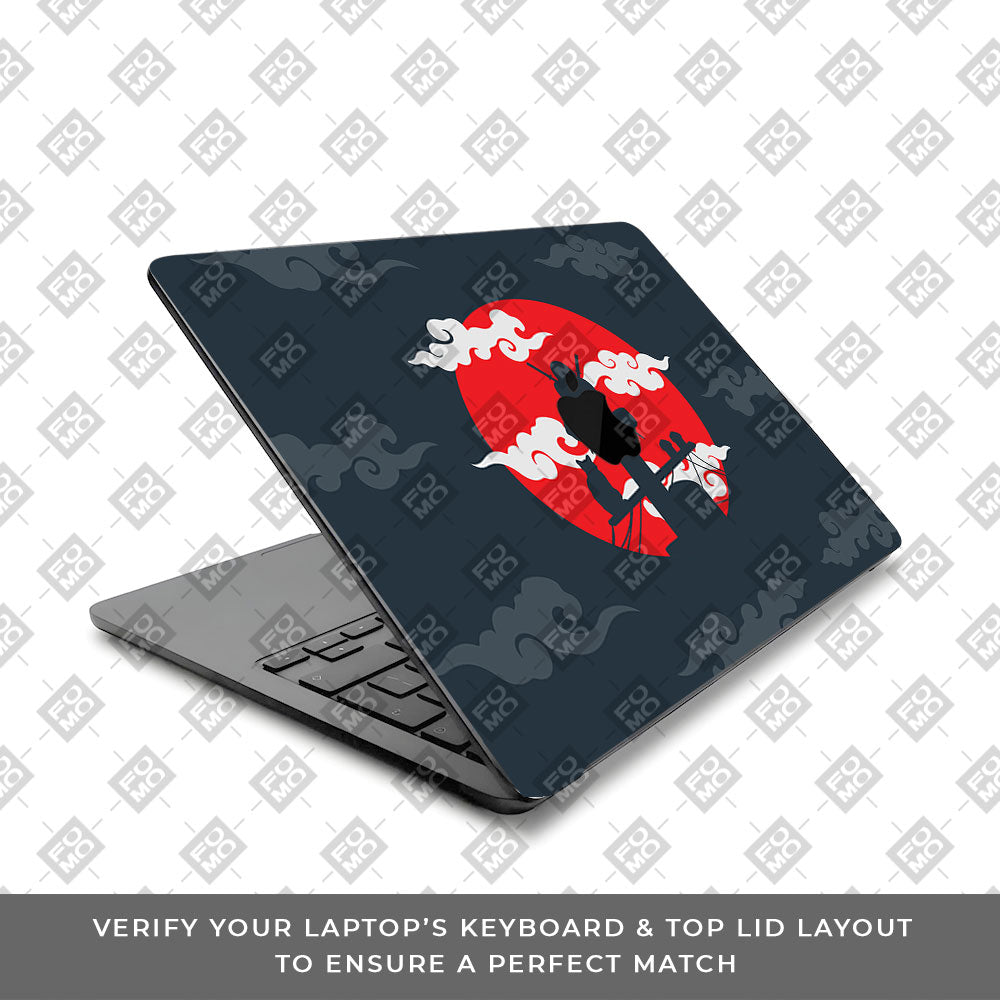 Itachi Uchiha Macbook Air 15 M5 2026 3D Laptop Skin