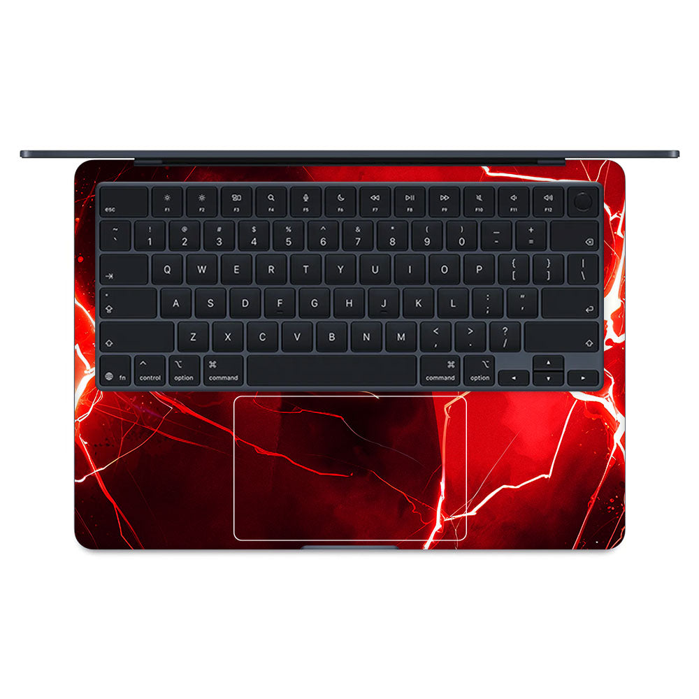 Red Rage Batman Macbook Air 13 M5 2026 3D Laptop Skin