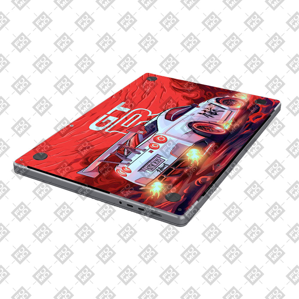 Nissan GTR Turbo Performance Edition Macbook Air 13 M5 2026 3D Laptop Skin