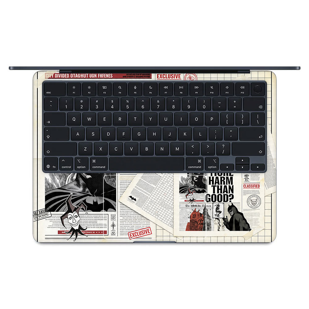 Batman Gotham's Legacy Macbook Air 13 M5 2026 3D Laptop Skin