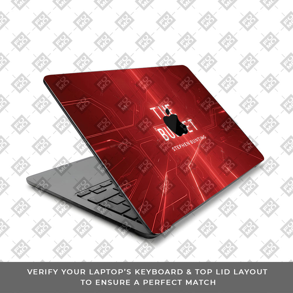 The Bullet Macbook Air 15 M5 2026 3D Laptop Skin