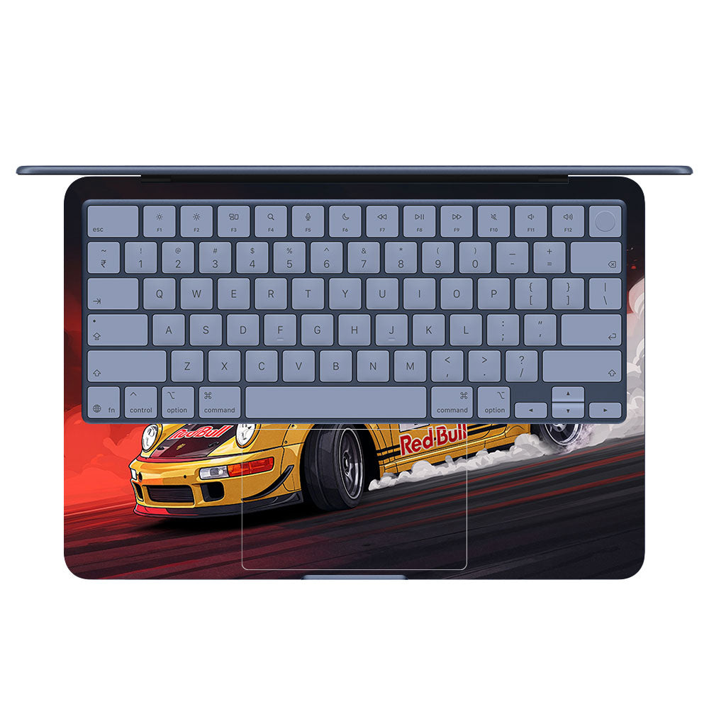 Porsche 911 Red Bull Classic Racer MacBook Neo 13 Laptop Skin