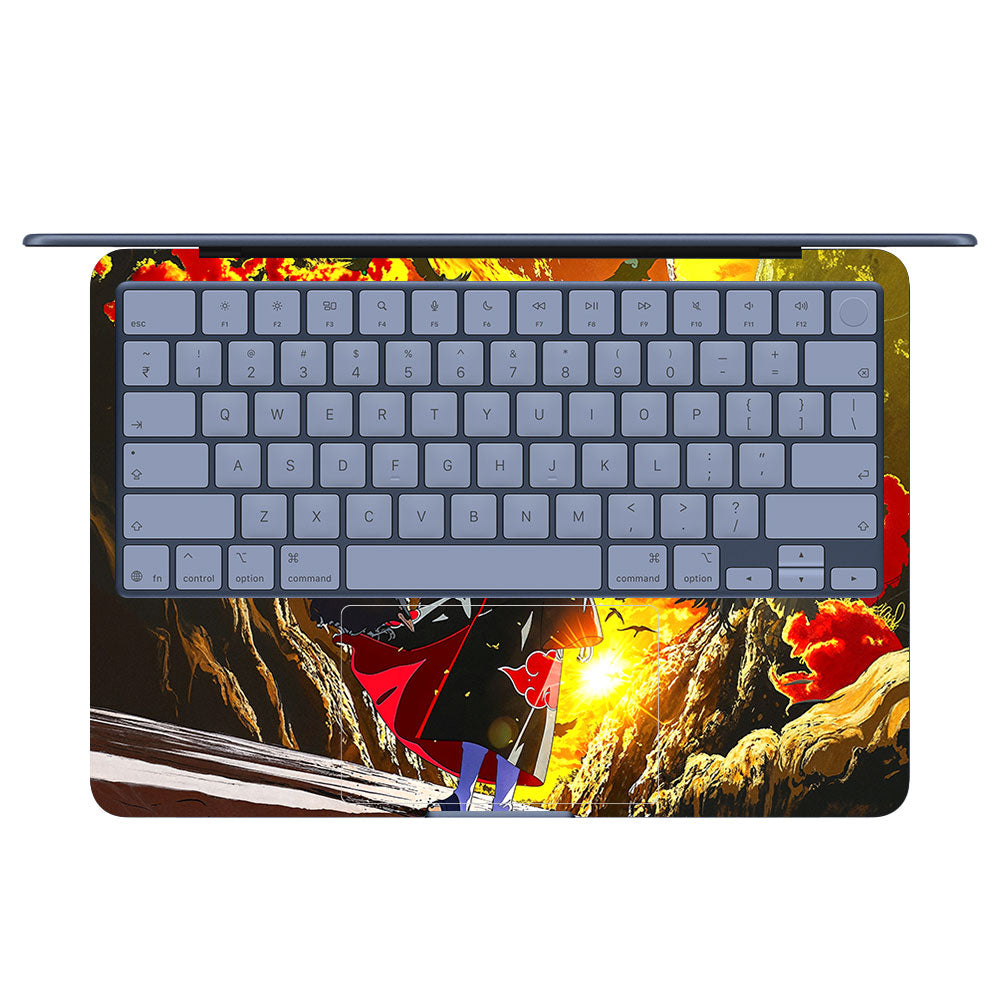 Itachi with Flock of Crows MacBook Neo 13 Laptop Skin