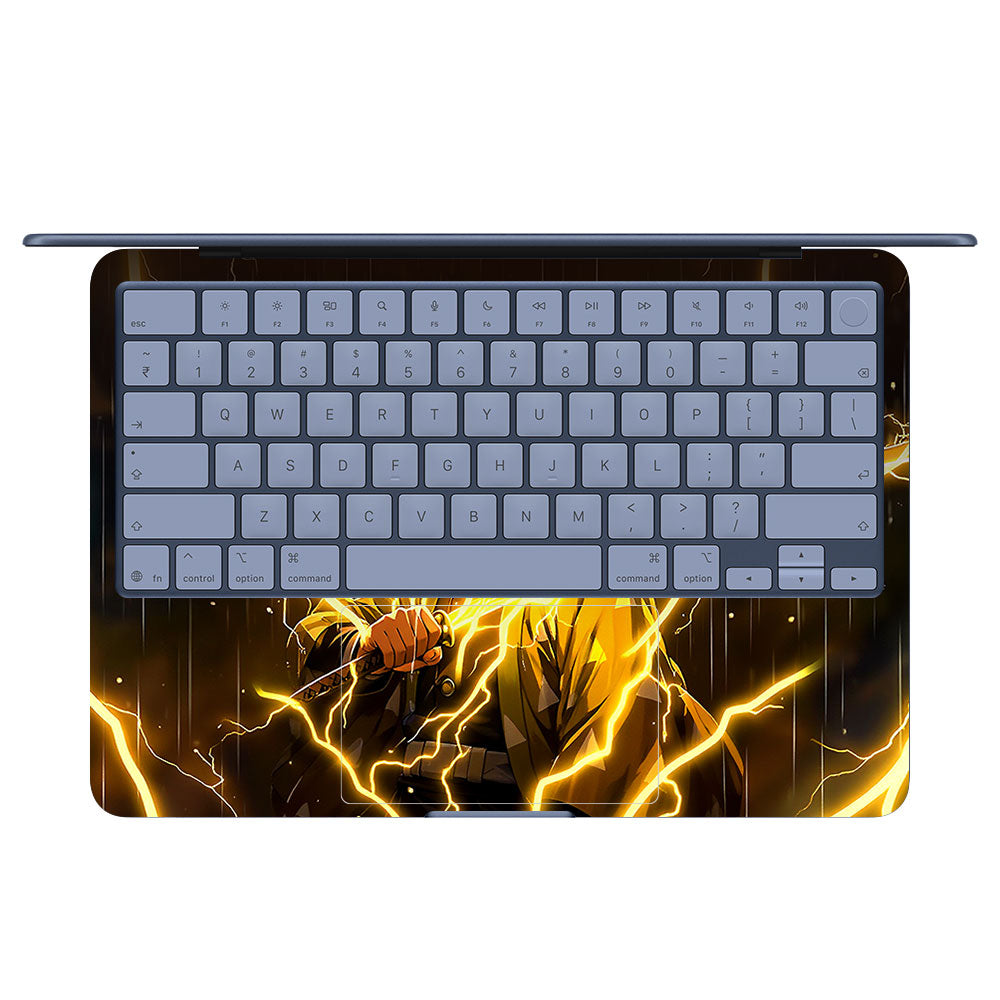 Thunder Soul Lightning Zenitsu MacBook Neo 13 Laptop Skin