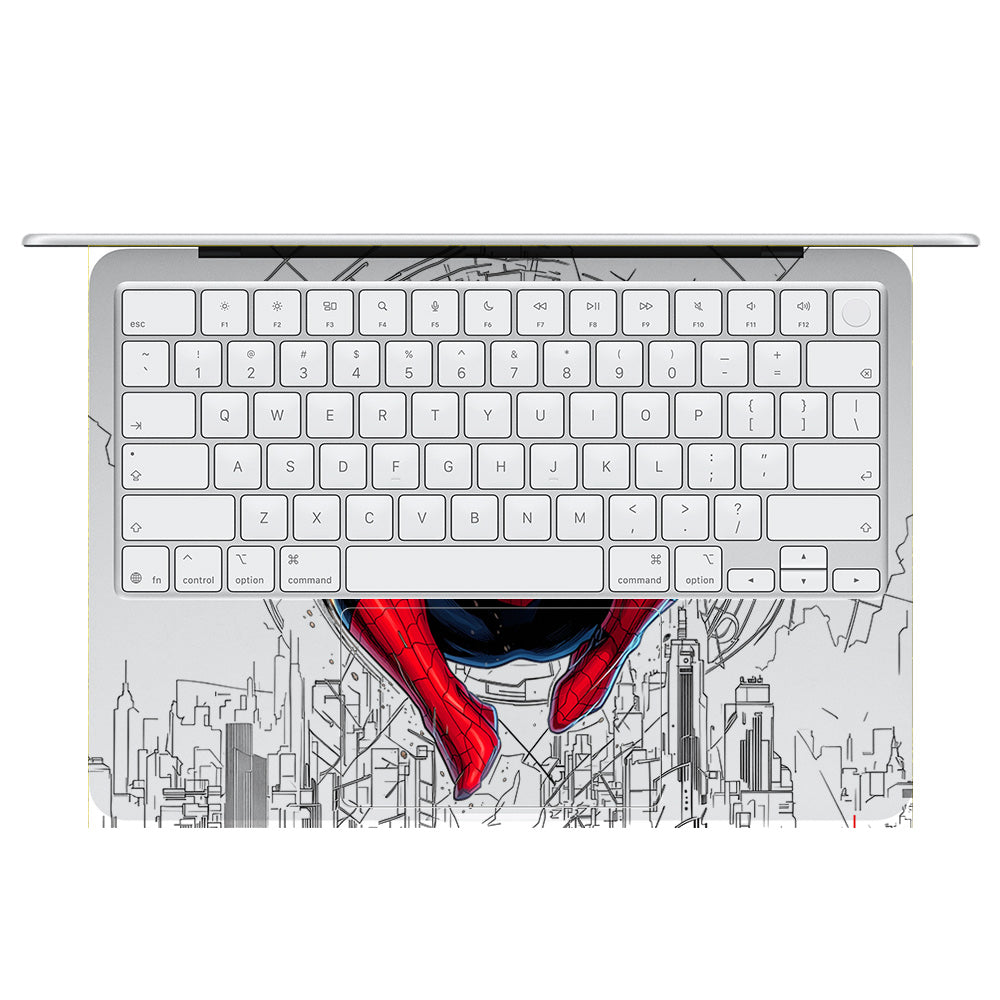 Transparent Web of Destiny MacBook Neo 13 Laptop Skin