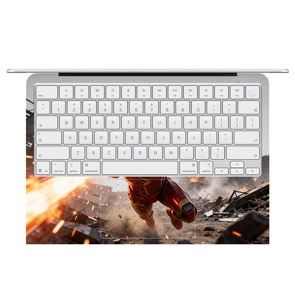 Transparent Iron Fist MacBook Neo 13 Laptop Skin