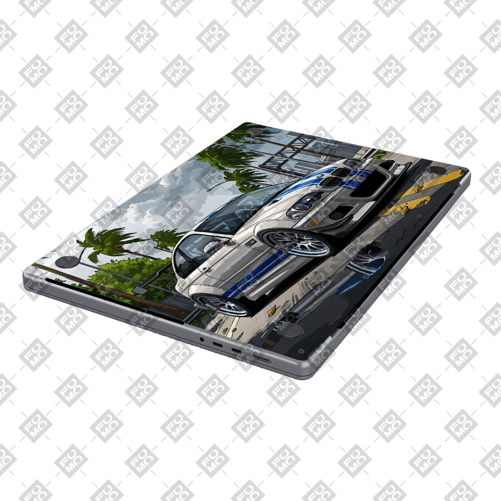 Street Icon BMW E46 Drift Legend MacBook Pro 14 M1, M2, M3, M4 2021-2024 Laptop Skin