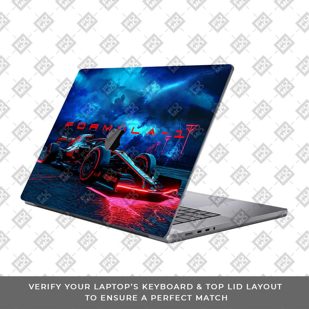 Fututristic Formula 1 MacBook Pro 13 M1 2020 Laptop Skin