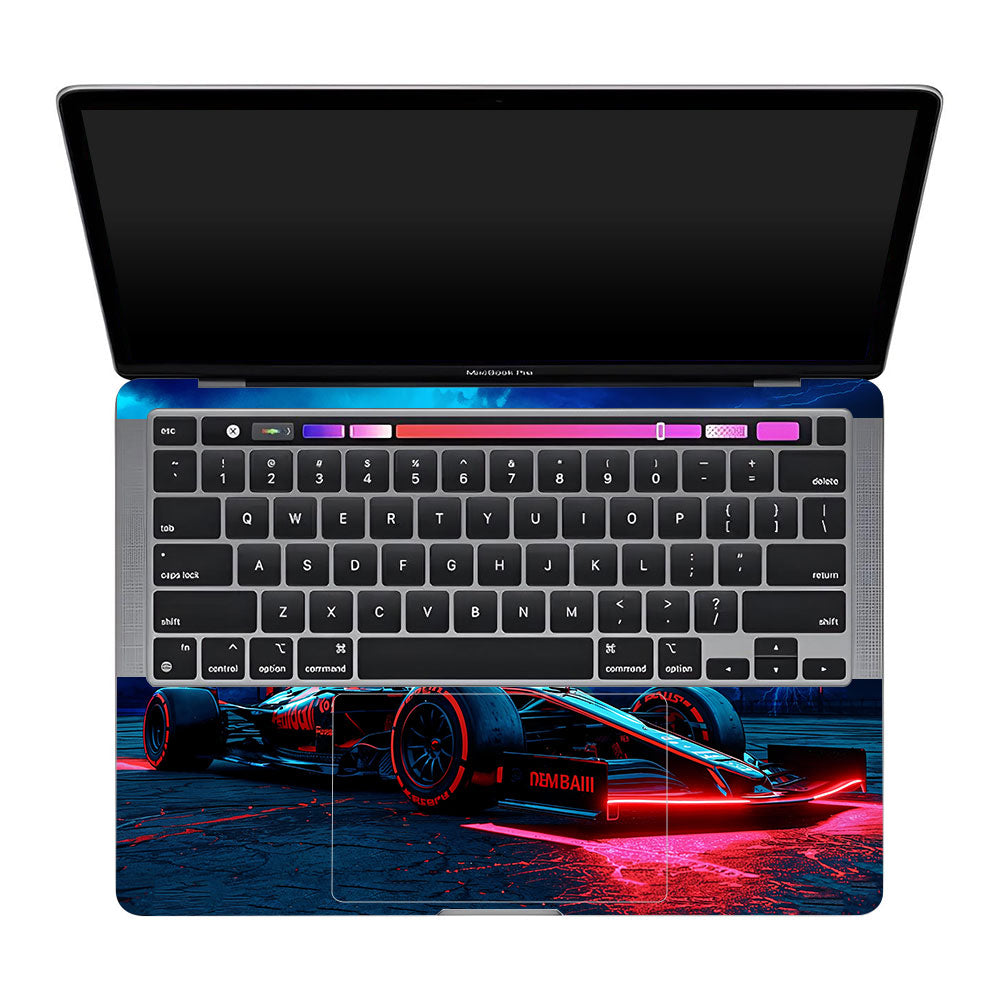 Fututristic Formula 1 MacBook Pro 13 M1 2020 Laptop Skin