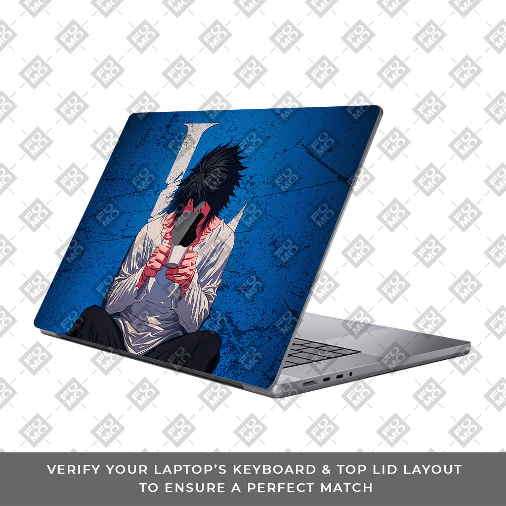 Death Note L Lawliet MacBook Pro 13 M2 2022 Laptop Skin