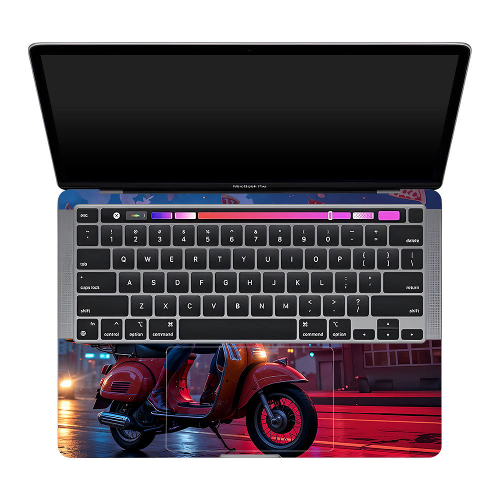 Pizza Spidey MacBook Pro 13 M2 2022 Laptop Skin