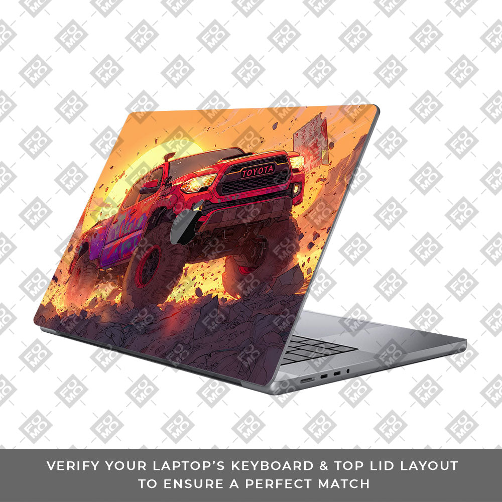 Toyota Off Road Beast MacBook Pro 13 M2 2022 Laptop Skin