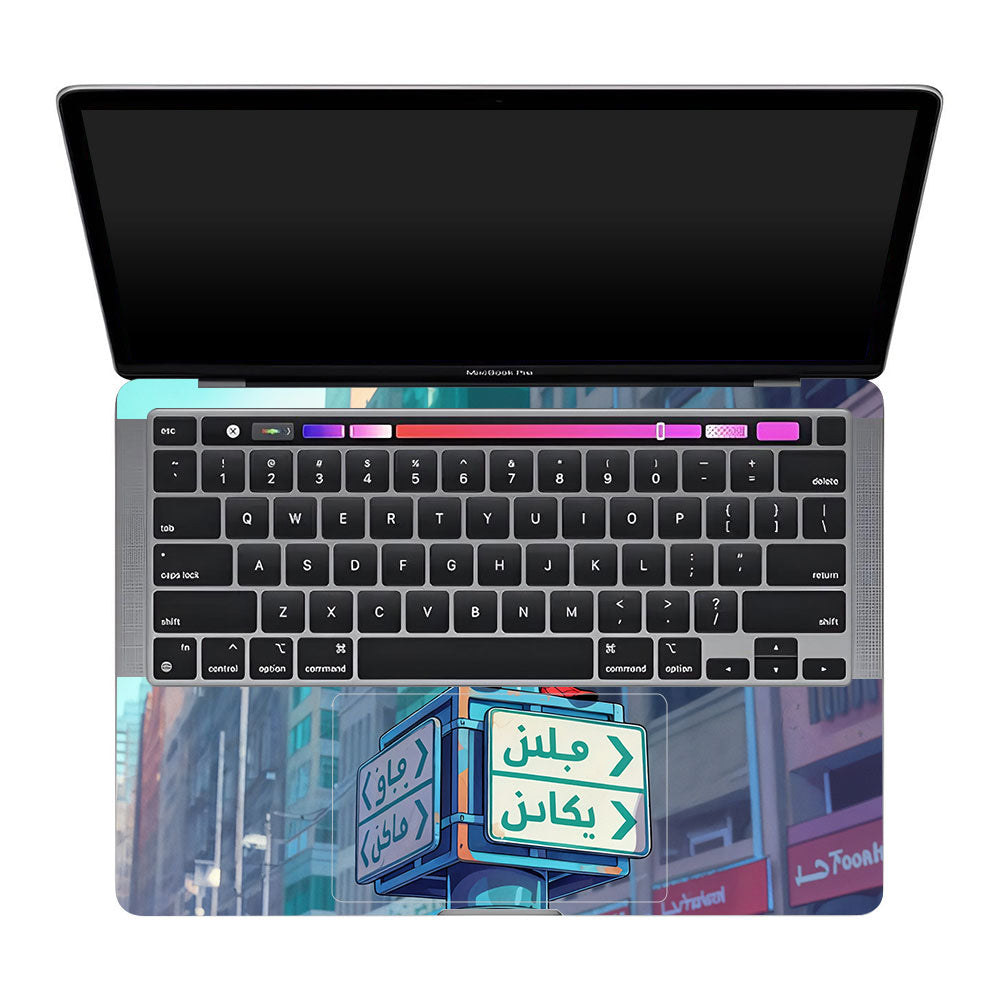 Arabian Spider Man MacBook Pro 13 M2 2022 Laptop Skin