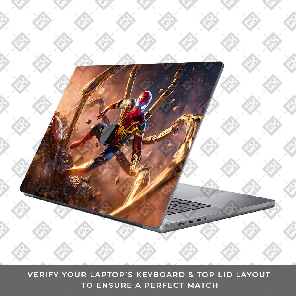 Spider Man Mech Arms MacBook Pro 16 M1, M2, M3, M4 2021-2024 Laptop Skin