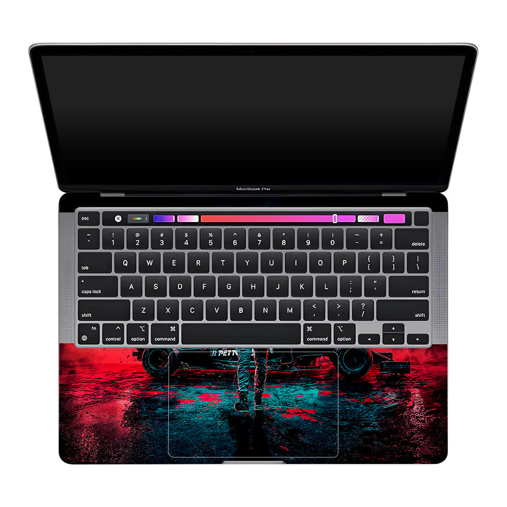F1 Legend Racer MacBook Pro 13 M2 2022 Laptop Skin