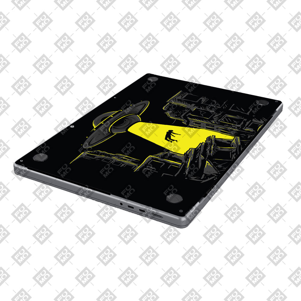 Alien Abduction MacBook Pro 14 M5 2025 Laptop Skin