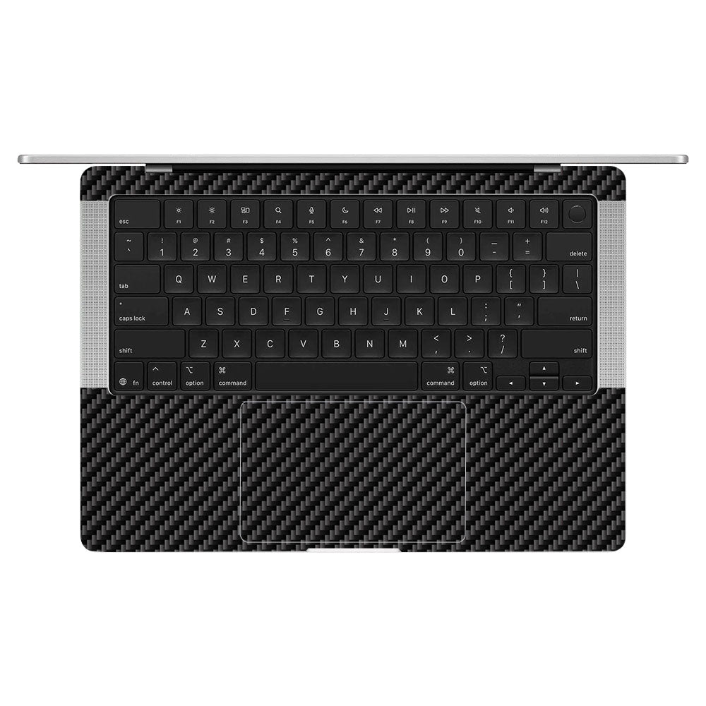 Textured Carbon Fibre MacBook Pro 14 M5 Pro/Max 2026 Laptop Skin