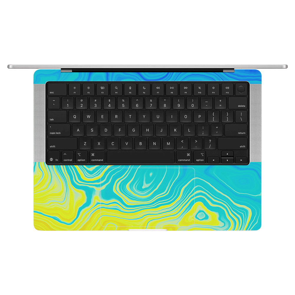 Ocean Gradient Waves MacBook Pro 14 M5 2025 Laptop Skin