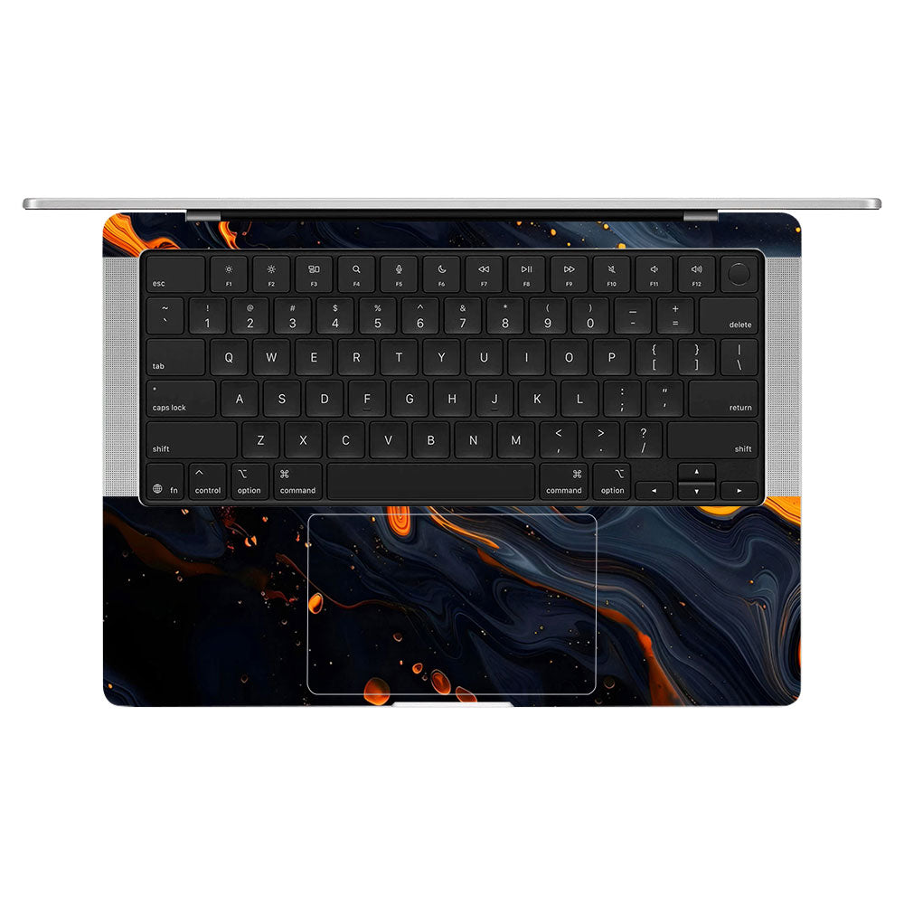 Lava Marble MacBook Pro 14 M5 2025 Laptop Skin