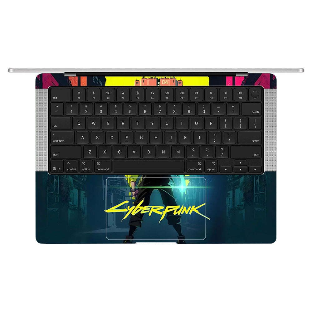 Cyberpunk Uprising MacBook Pro 14 M5 2025 Laptop Skin